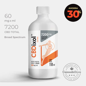 Gotas de CBD CBDIXOL Extra 7200 | Broad Spectrum