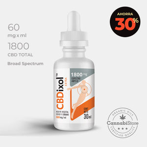 Gotas de CBD CBDIXOL Extra 1800 | Broad Spectrum